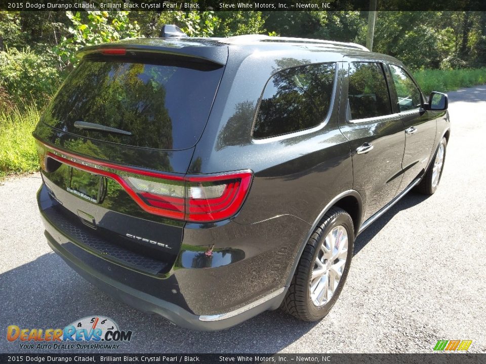 2015 Dodge Durango Citadel Brilliant Black Crystal Pearl / Black Photo #9