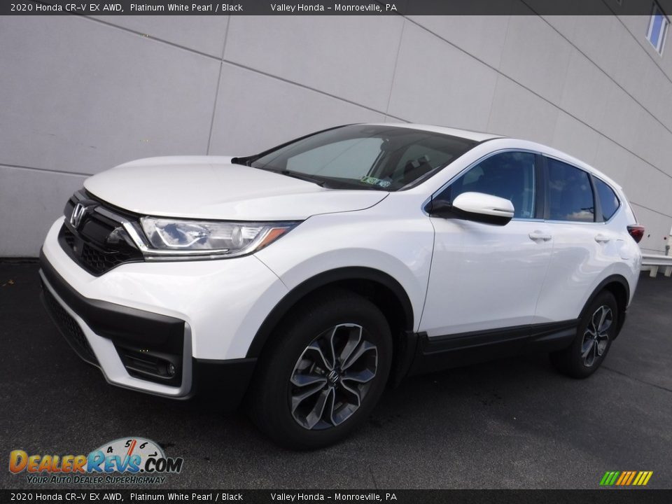 2020 Honda CR-V EX AWD Platinum White Pearl / Black Photo #6