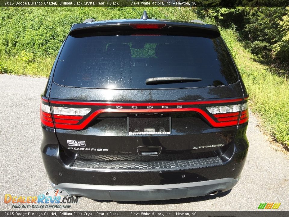 2015 Dodge Durango Citadel Brilliant Black Crystal Pearl / Black Photo #10