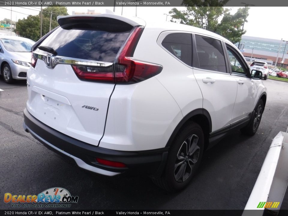 2020 Honda CR-V EX AWD Platinum White Pearl / Black Photo #9