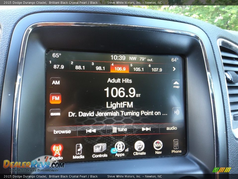 Audio System of 2015 Dodge Durango Citadel Photo #30