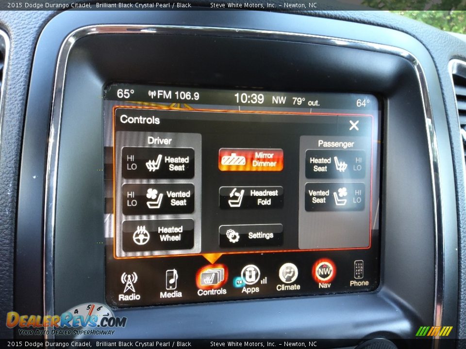 Controls of 2015 Dodge Durango Citadel Photo #33