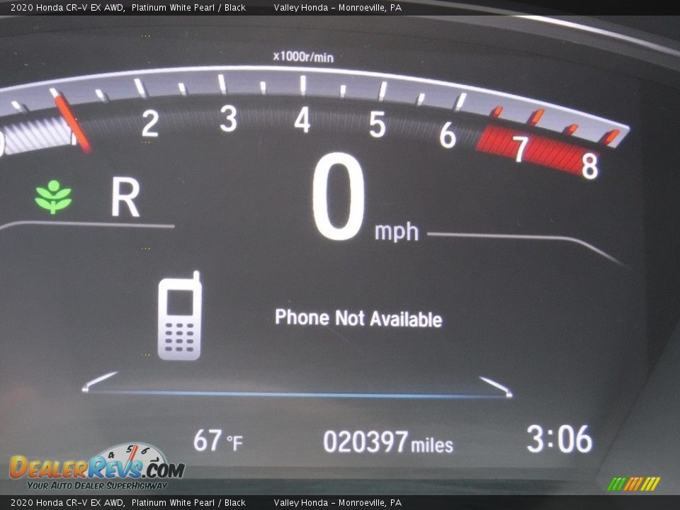 2020 Honda CR-V EX AWD Platinum White Pearl / Black Photo #35