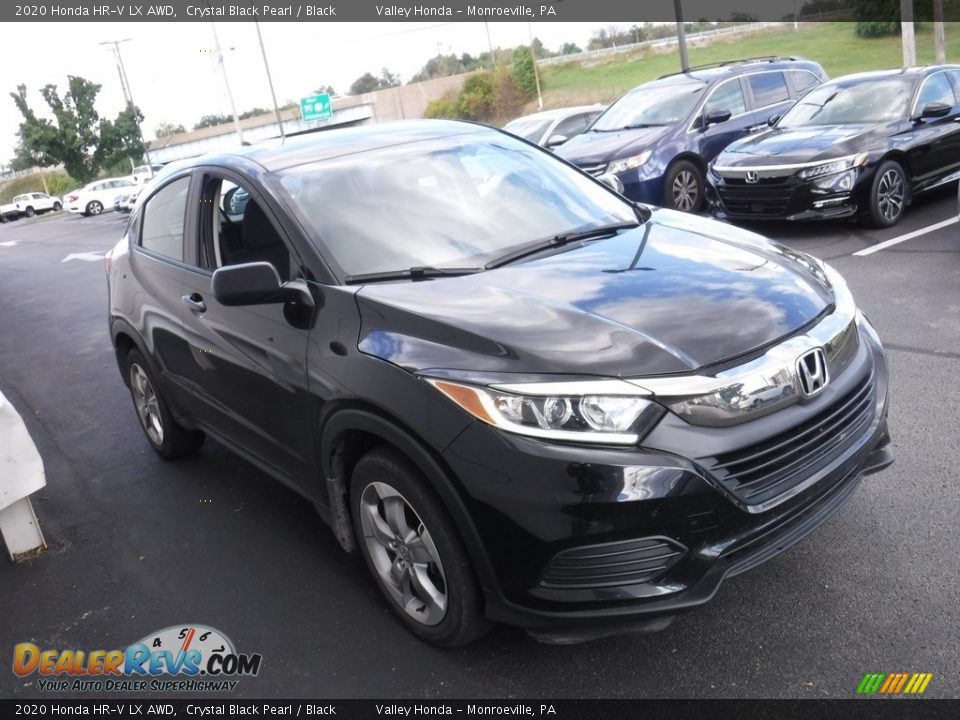2020 Honda HR-V LX AWD Crystal Black Pearl / Black Photo #4
