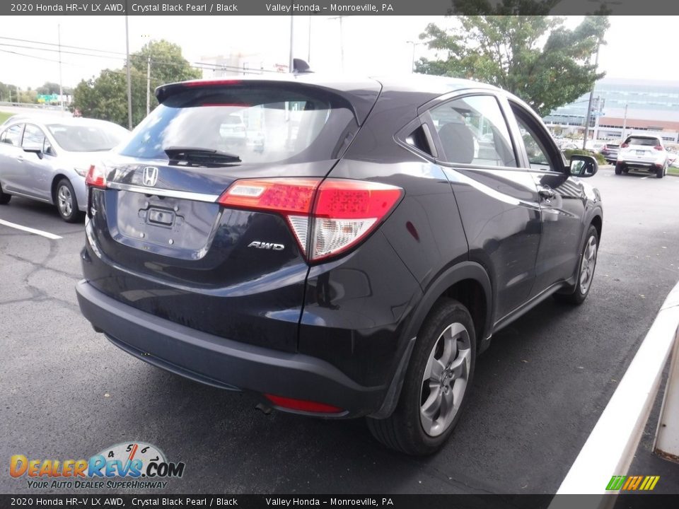 2020 Honda HR-V LX AWD Crystal Black Pearl / Black Photo #5