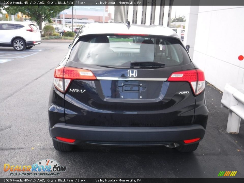 2020 Honda HR-V LX AWD Crystal Black Pearl / Black Photo #6