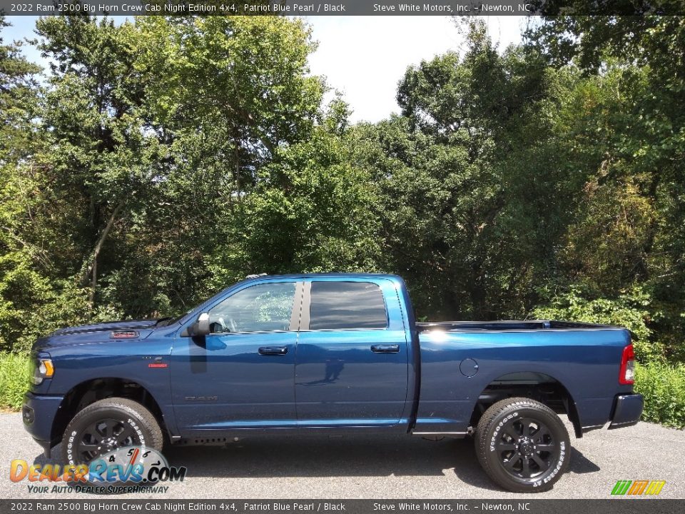 Patriot Blue Pearl 2022 Ram 2500 Big Horn Crew Cab Night Edition 4x4 Photo #1