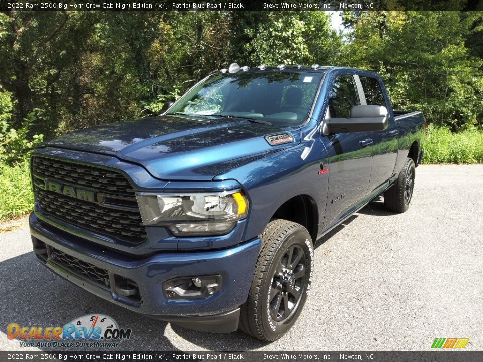 2022 Ram 2500 Big Horn Crew Cab Night Edition 4x4 Patriot Blue Pearl / Black Photo #2