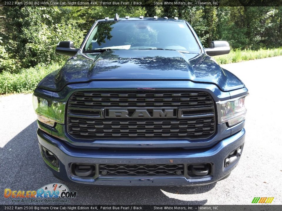 2022 Ram 2500 Big Horn Crew Cab Night Edition 4x4 Patriot Blue Pearl / Black Photo #3