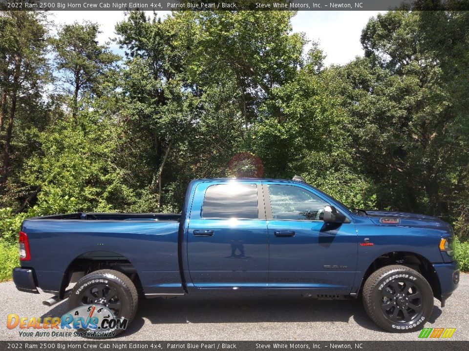 Patriot Blue Pearl 2022 Ram 2500 Big Horn Crew Cab Night Edition 4x4 Photo #5