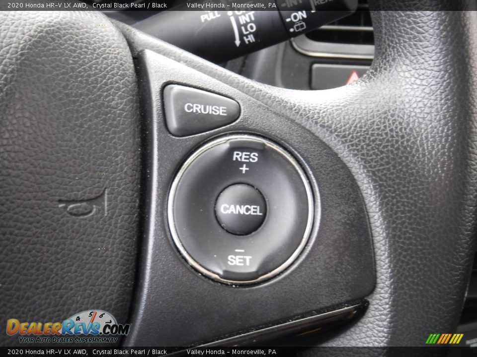 2020 Honda HR-V LX AWD Crystal Black Pearl / Black Photo #20