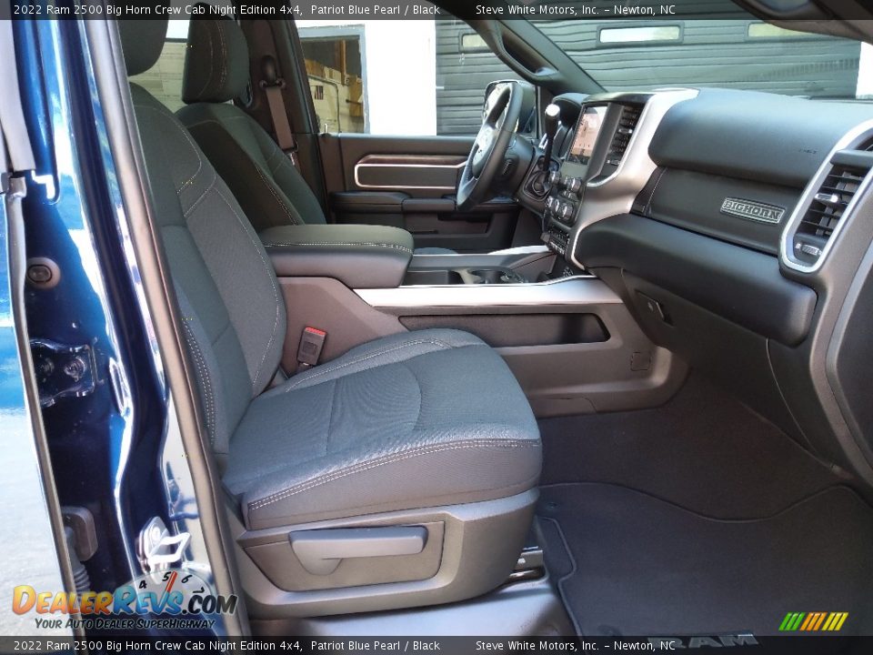 Front Seat of 2022 Ram 2500 Big Horn Crew Cab Night Edition 4x4 Photo #18