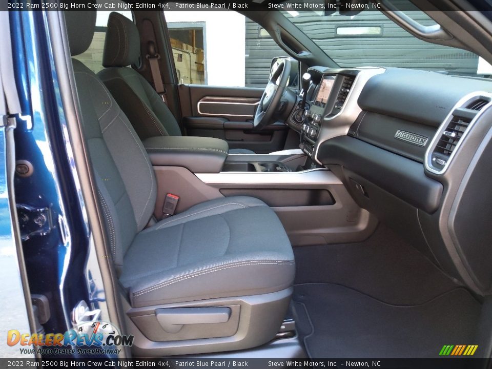 Front Seat of 2022 Ram 2500 Big Horn Crew Cab Night Edition 4x4 Photo #19