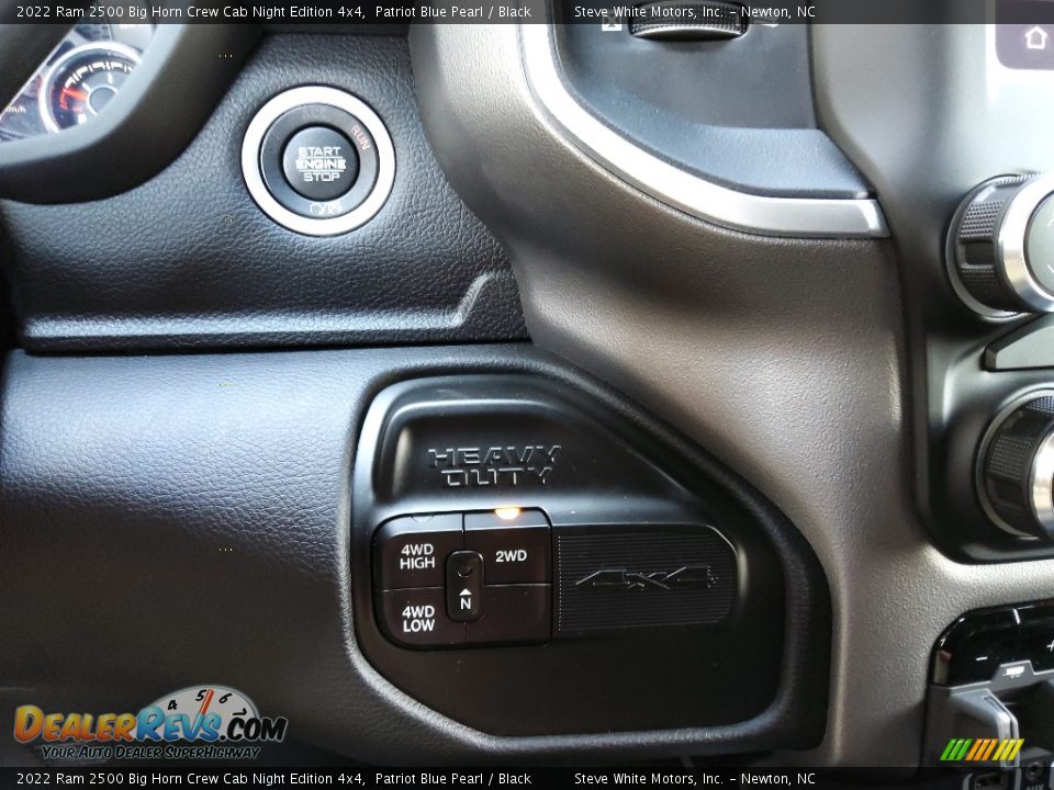 Controls of 2022 Ram 2500 Big Horn Crew Cab Night Edition 4x4 Photo #24