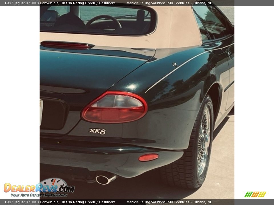 1997 Jaguar XK XK8 Convertible British Racing Green / Cashmere Photo #3