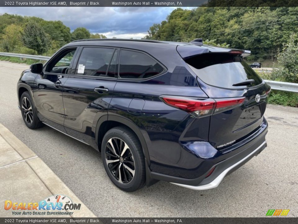 2022 Toyota Highlander XSE AWD Blueprint / Black Photo #2