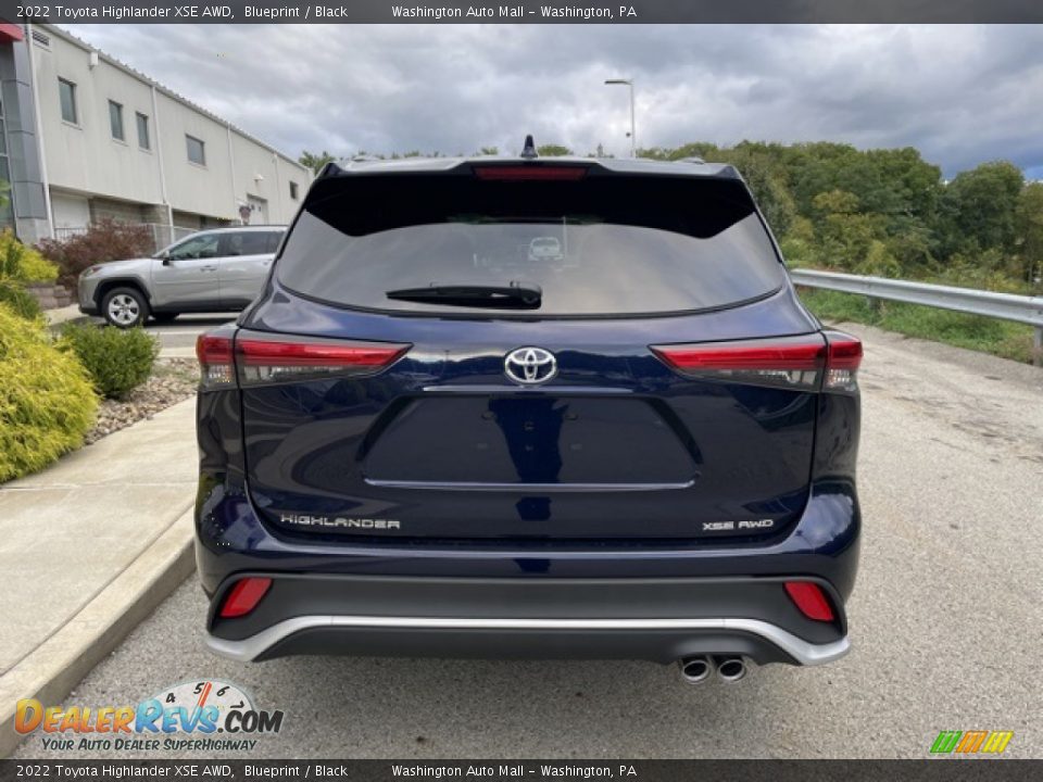 2022 Toyota Highlander XSE AWD Blueprint / Black Photo #8