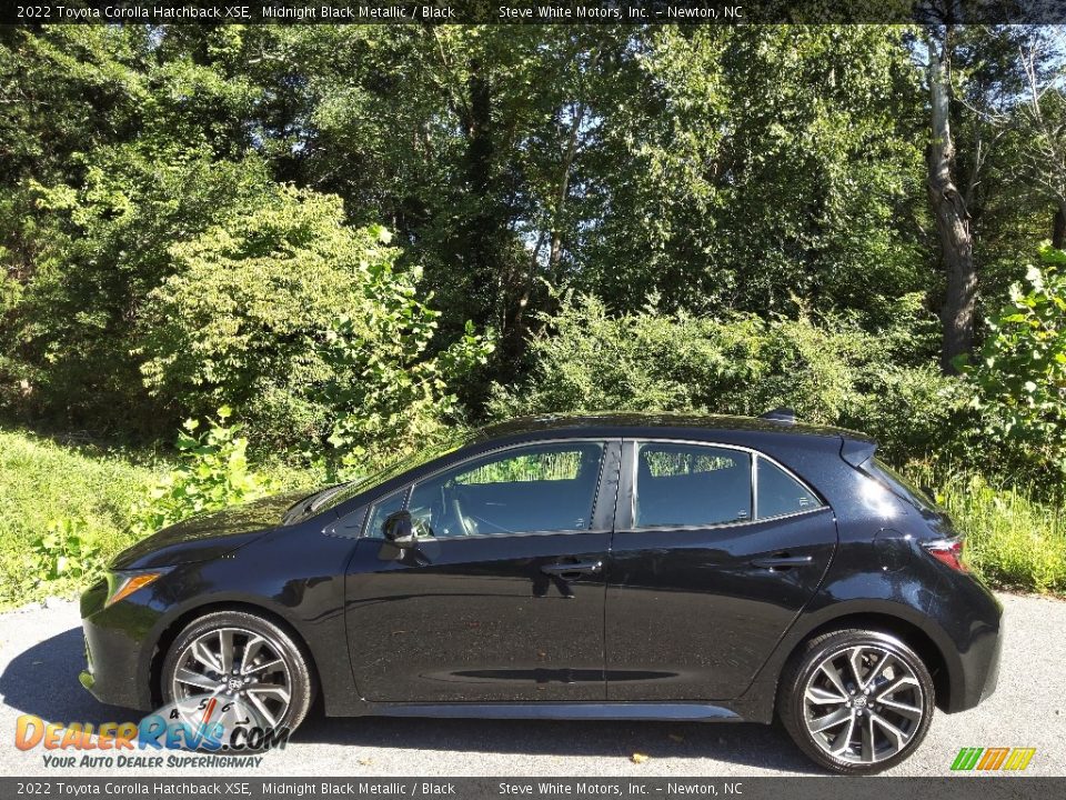 2022 Toyota Corolla Hatchback XSE Midnight Black Metallic / Black Photo #1