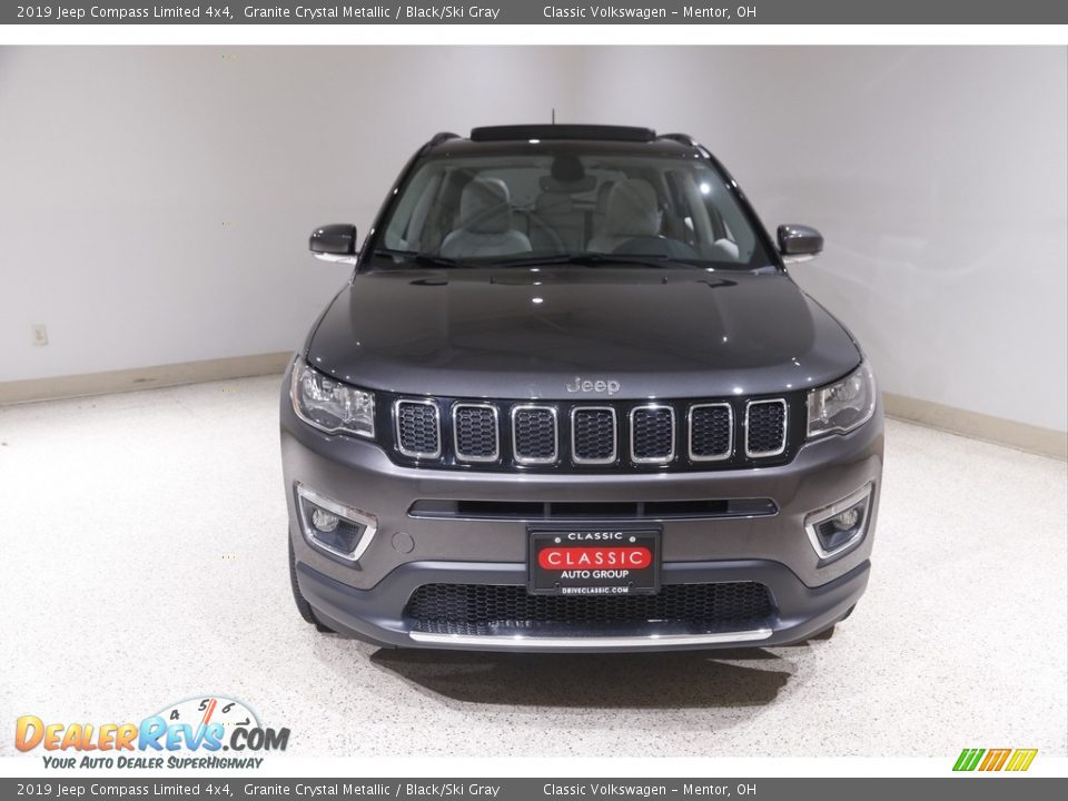 2019 Jeep Compass Limited 4x4 Granite Crystal Metallic / Black/Ski Gray Photo #2