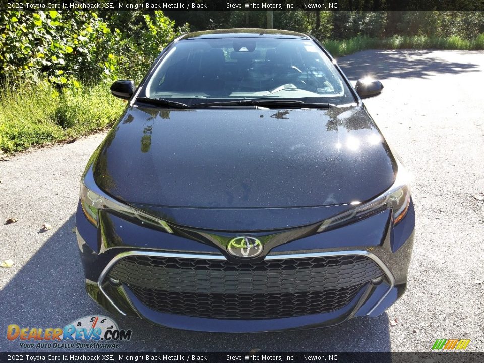 2022 Toyota Corolla Hatchback XSE Midnight Black Metallic / Black Photo #4