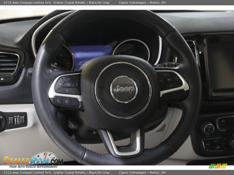 2019 Jeep Compass Limited 4x4 Granite Crystal Metallic / Black/Ski Gray Photo #7