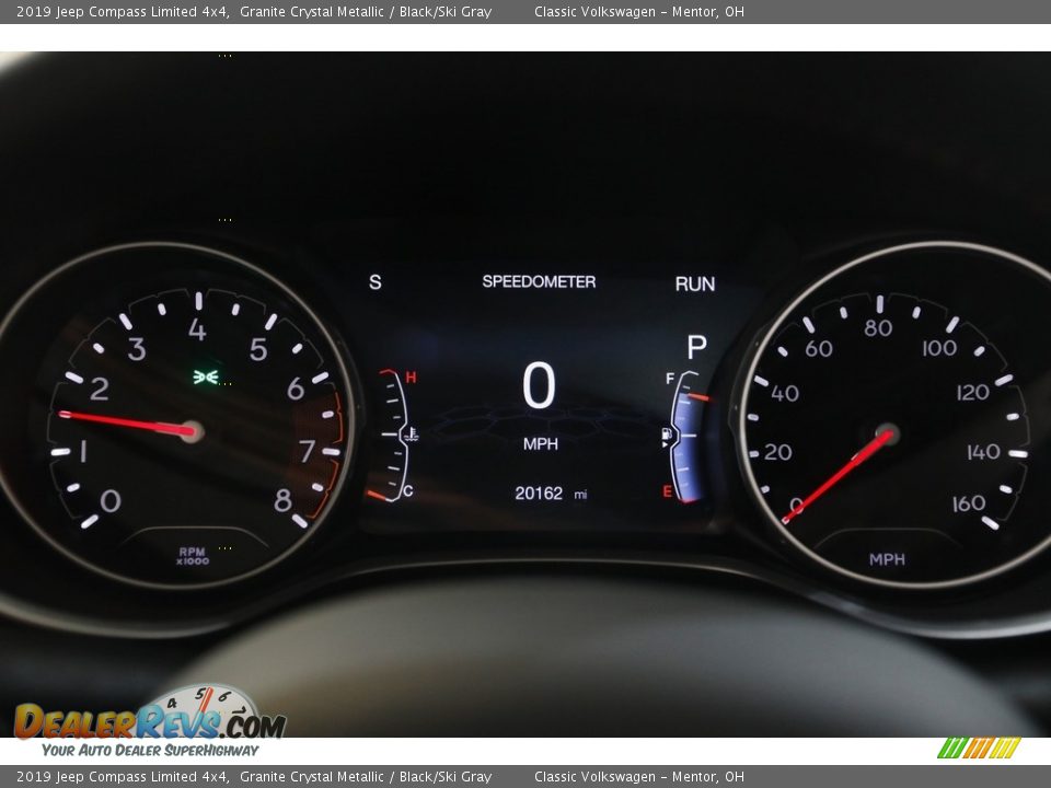 2019 Jeep Compass Limited 4x4 Granite Crystal Metallic / Black/Ski Gray Photo #8