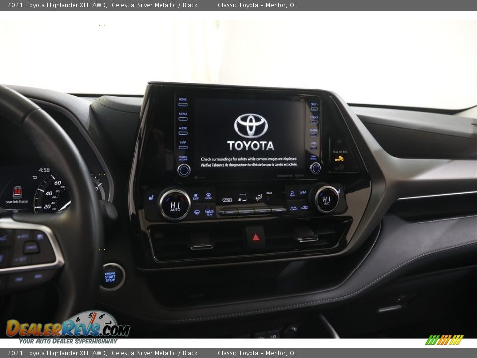 2021 Toyota Highlander XLE AWD Celestial Silver Metallic / Black Photo #9