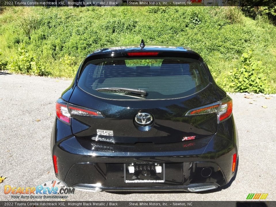 2022 Toyota Corolla Hatchback XSE Midnight Black Metallic / Black Photo #8