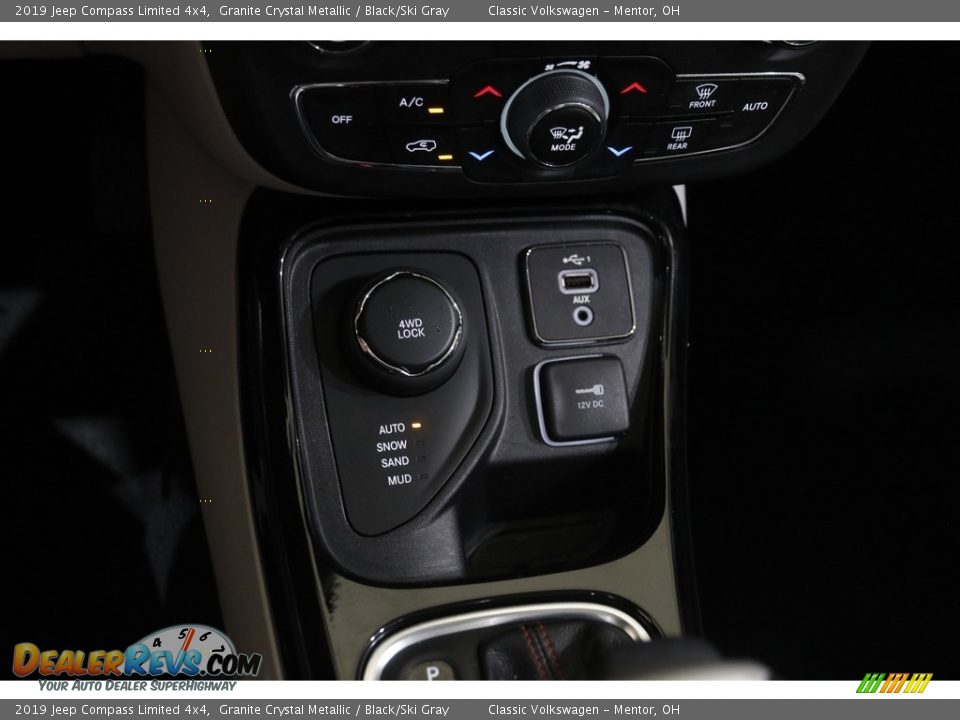 2019 Jeep Compass Limited 4x4 Granite Crystal Metallic / Black/Ski Gray Photo #16