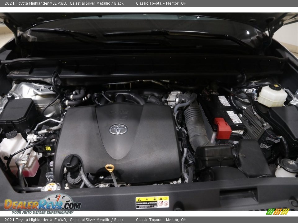2021 Toyota Highlander XLE AWD Celestial Silver Metallic / Black Photo #19