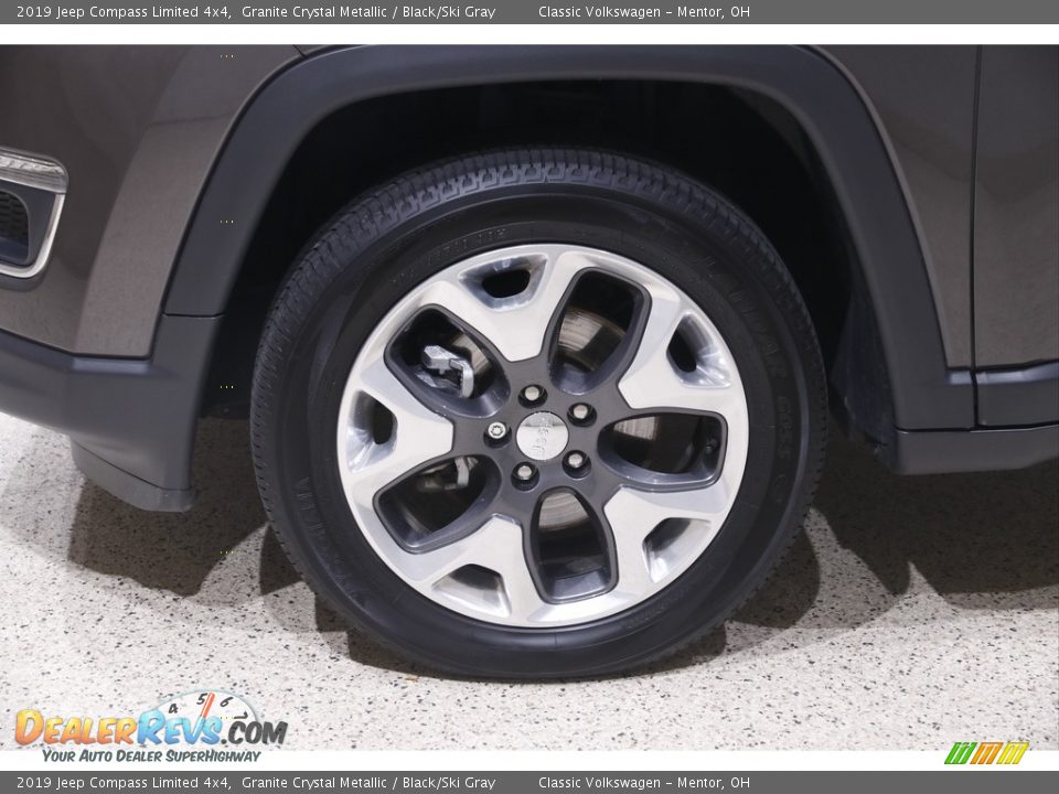 2019 Jeep Compass Limited 4x4 Granite Crystal Metallic / Black/Ski Gray Photo #22