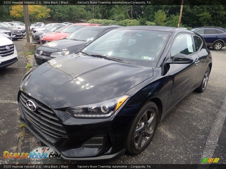 2020 Hyundai Veloster 2.0 Ultra Black / Black Photo #1