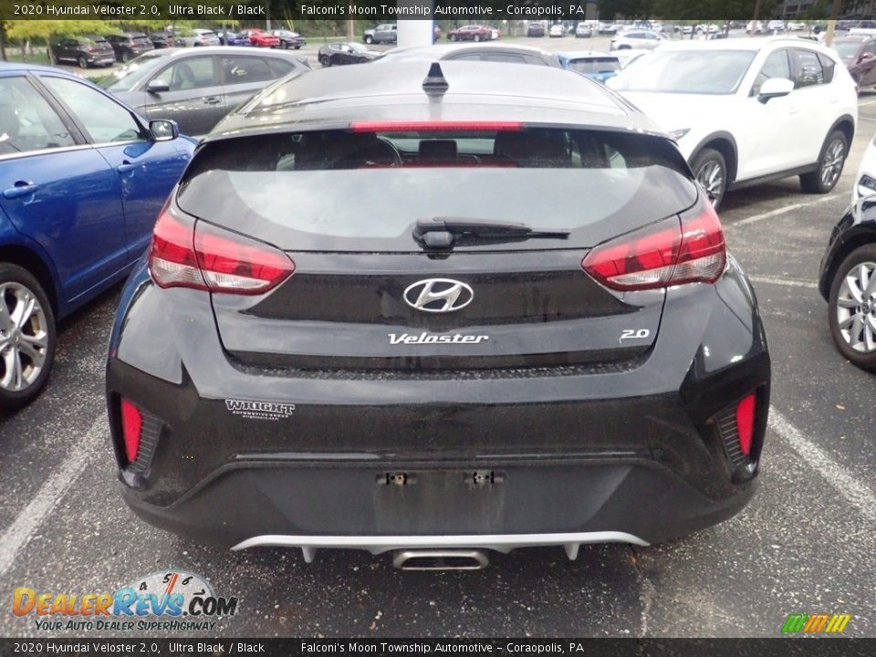 2020 Hyundai Veloster 2.0 Ultra Black / Black Photo #3