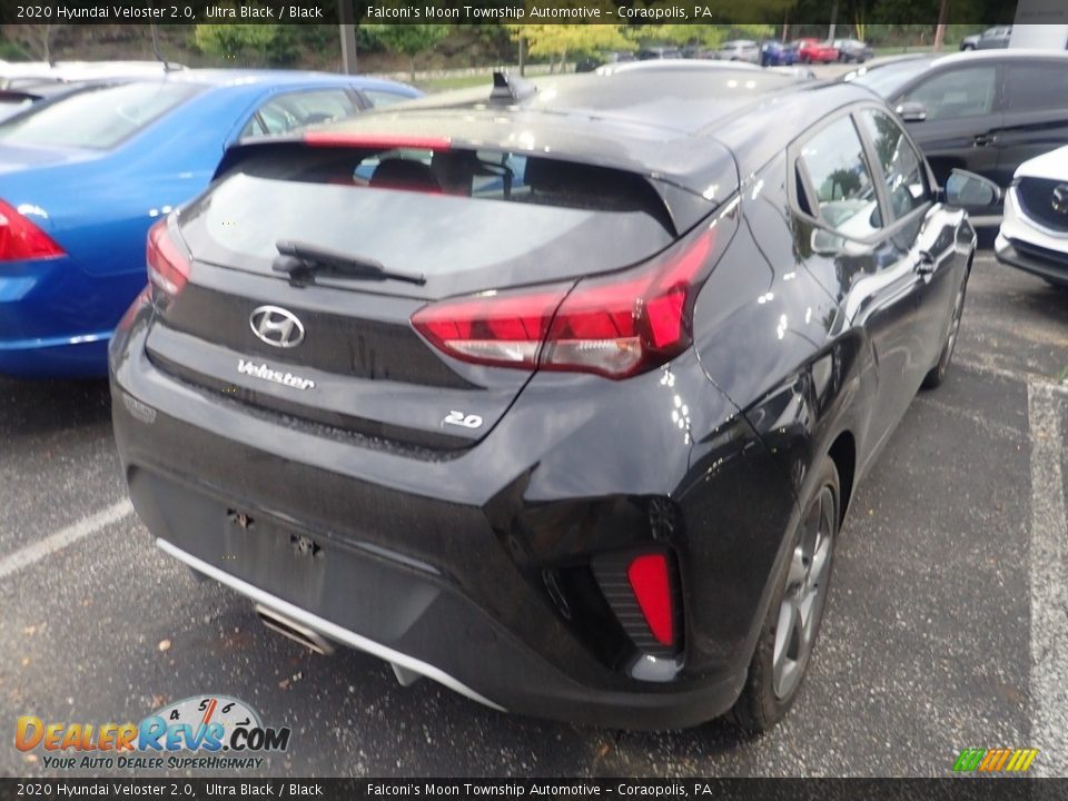 2020 Hyundai Veloster 2.0 Ultra Black / Black Photo #4