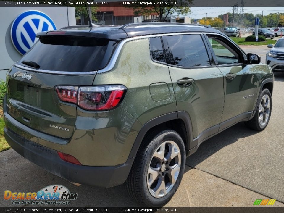 2021 Jeep Compass Limited 4x4 Olive Green Pearl / Black Photo #3