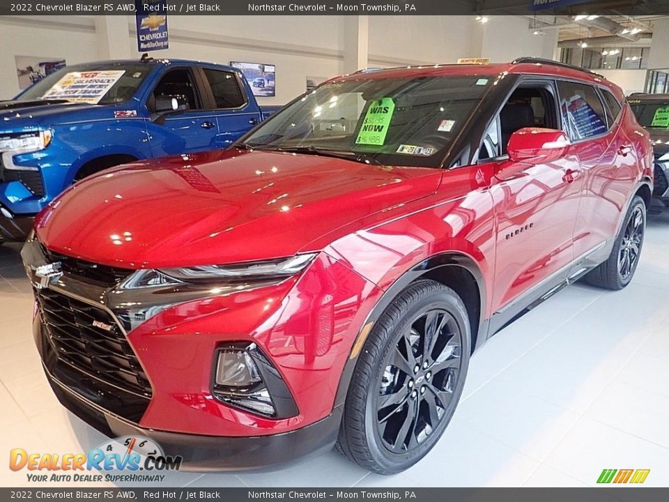 2022 Chevrolet Blazer RS AWD Red Hot / Jet Black Photo #1