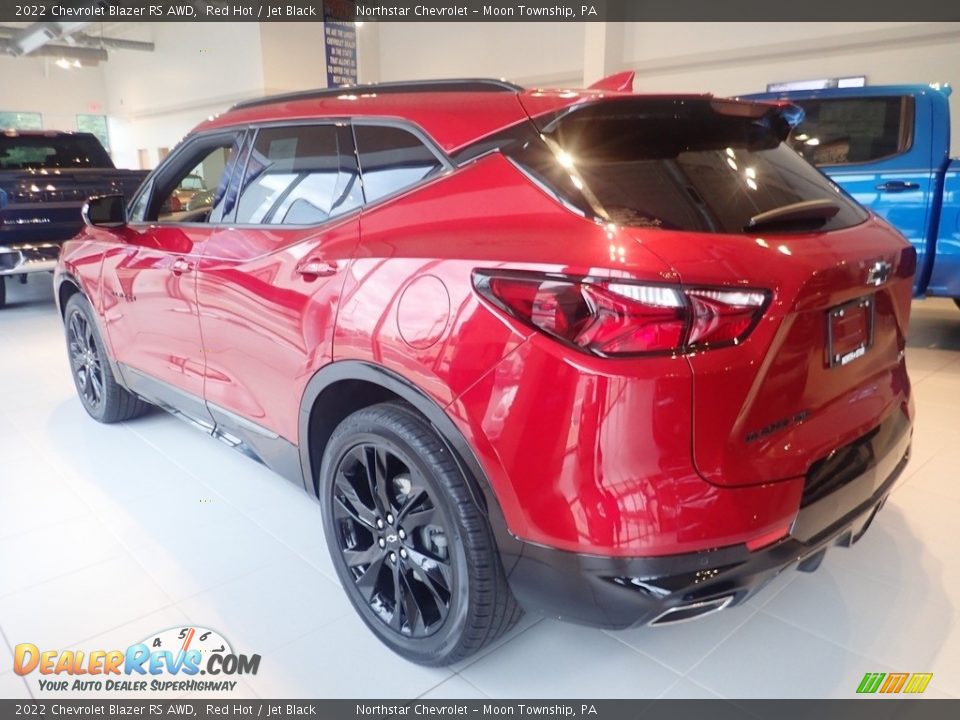 2022 Chevrolet Blazer RS AWD Red Hot / Jet Black Photo #2