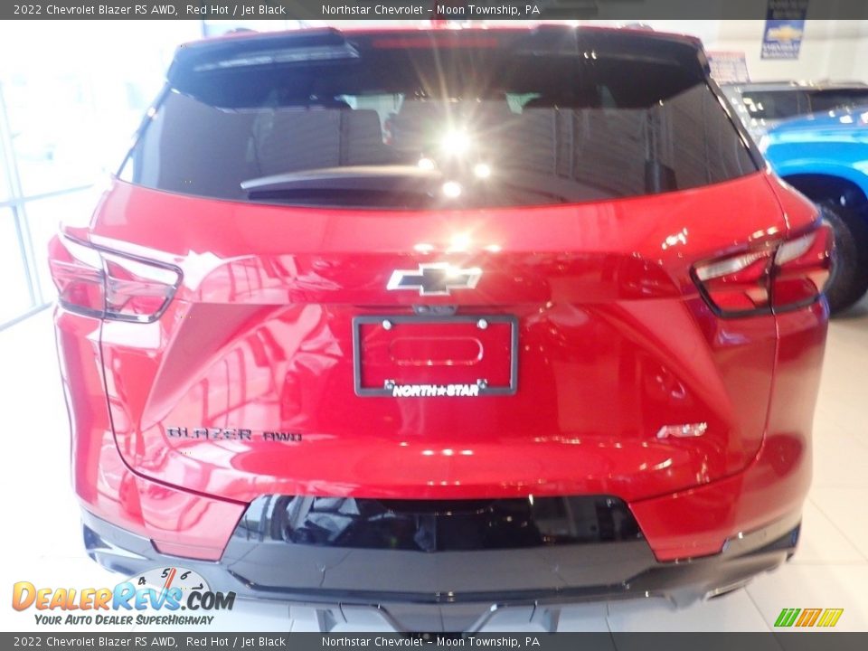 2022 Chevrolet Blazer RS AWD Red Hot / Jet Black Photo #3