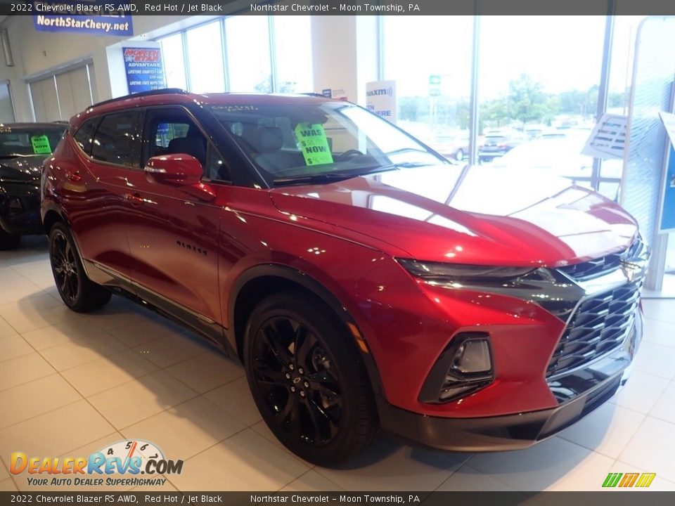 2022 Chevrolet Blazer RS AWD Red Hot / Jet Black Photo #5