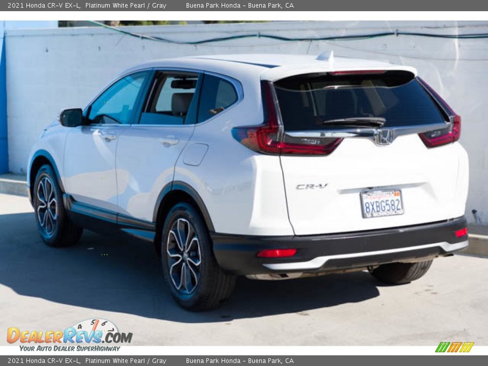 2021 Honda CR-V EX-L Platinum White Pearl / Gray Photo #2