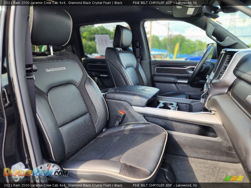 Front Seat of 2021 Ram 1500 Laramie Crew Cab 4x4 Photo #24