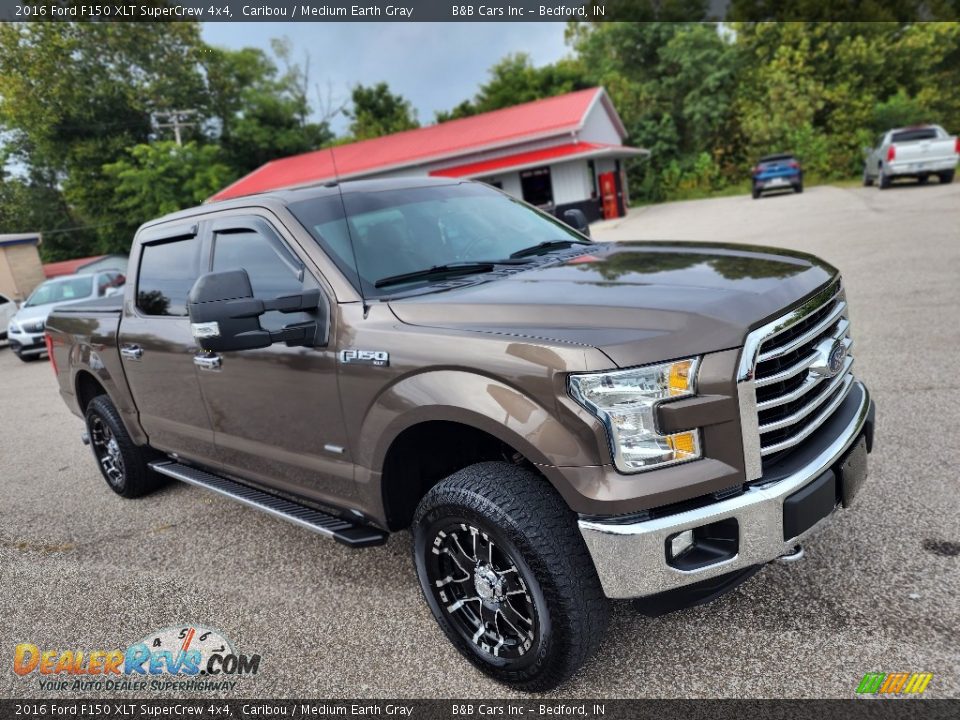 2016 Ford F150 XLT SuperCrew 4x4 Caribou / Medium Earth Gray Photo #6