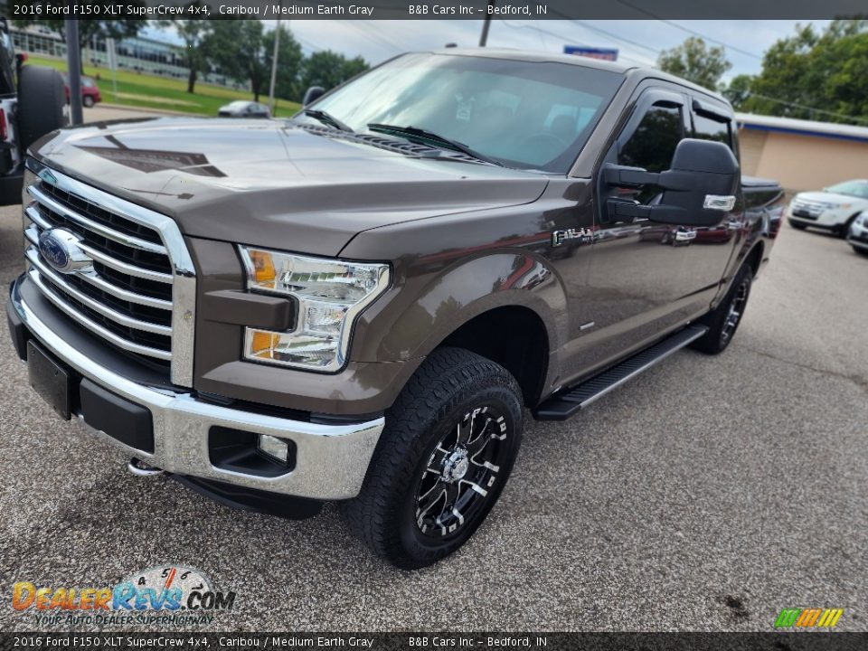 2016 Ford F150 XLT SuperCrew 4x4 Caribou / Medium Earth Gray Photo #8