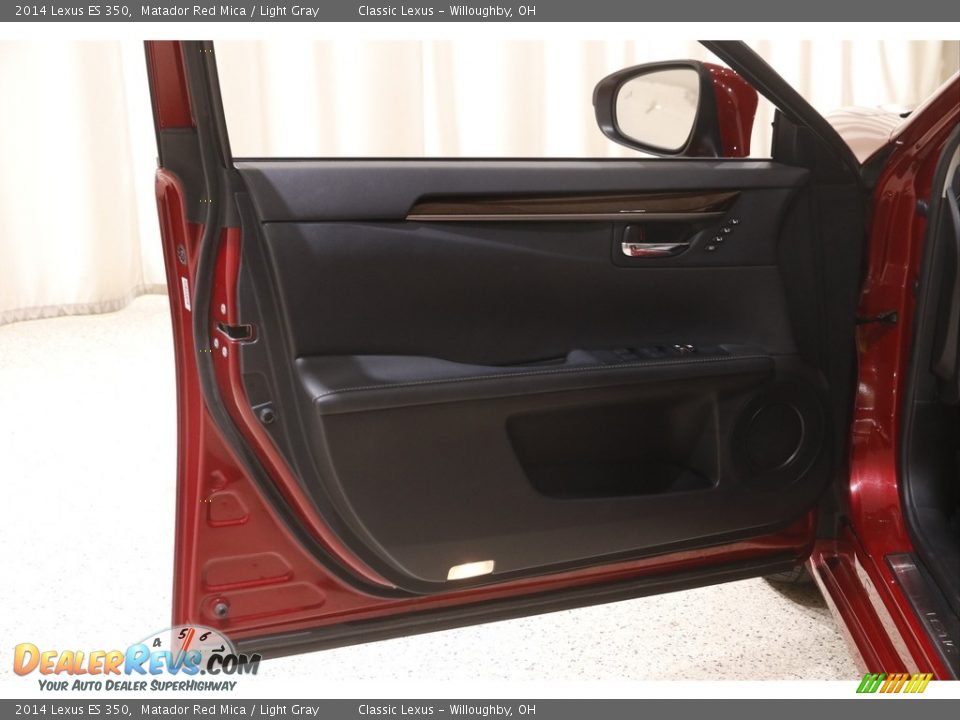 2014 Lexus ES 350 Matador Red Mica / Light Gray Photo #4