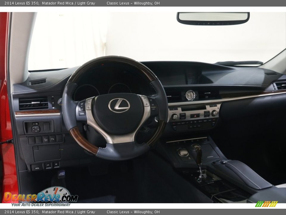 2014 Lexus ES 350 Matador Red Mica / Light Gray Photo #6