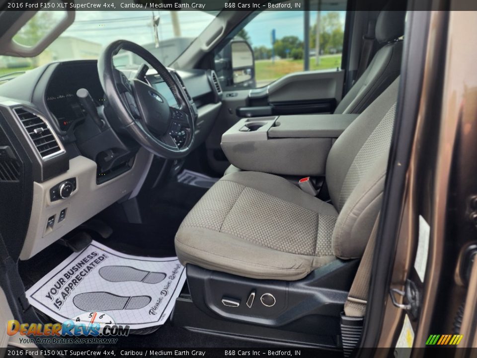 2016 Ford F150 XLT SuperCrew 4x4 Caribou / Medium Earth Gray Photo #12