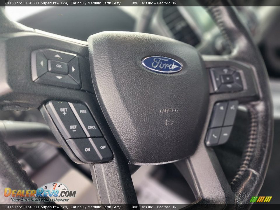 2016 Ford F150 XLT SuperCrew 4x4 Caribou / Medium Earth Gray Photo #15