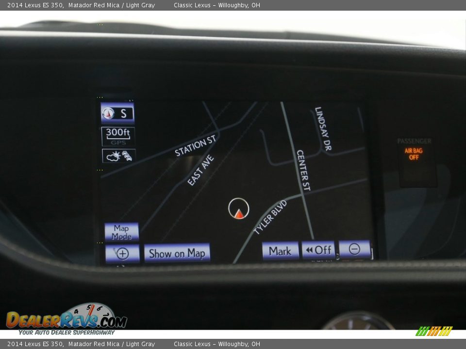 2014 Lexus ES 350 Matador Red Mica / Light Gray Photo #10