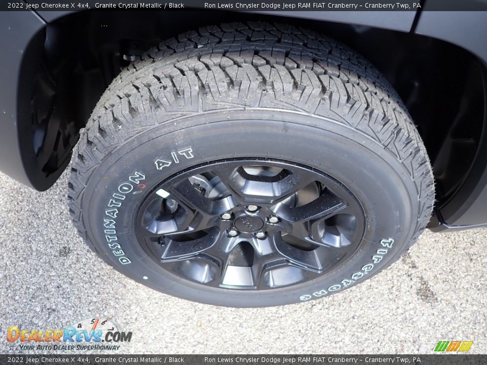 2022 Jeep Cherokee X 4x4 Granite Crystal Metallic / Black Photo #6