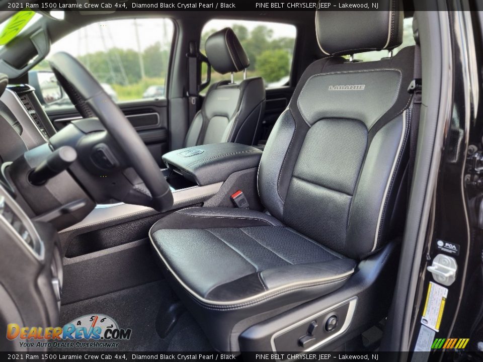 Front Seat of 2021 Ram 1500 Laramie Crew Cab 4x4 Photo #35